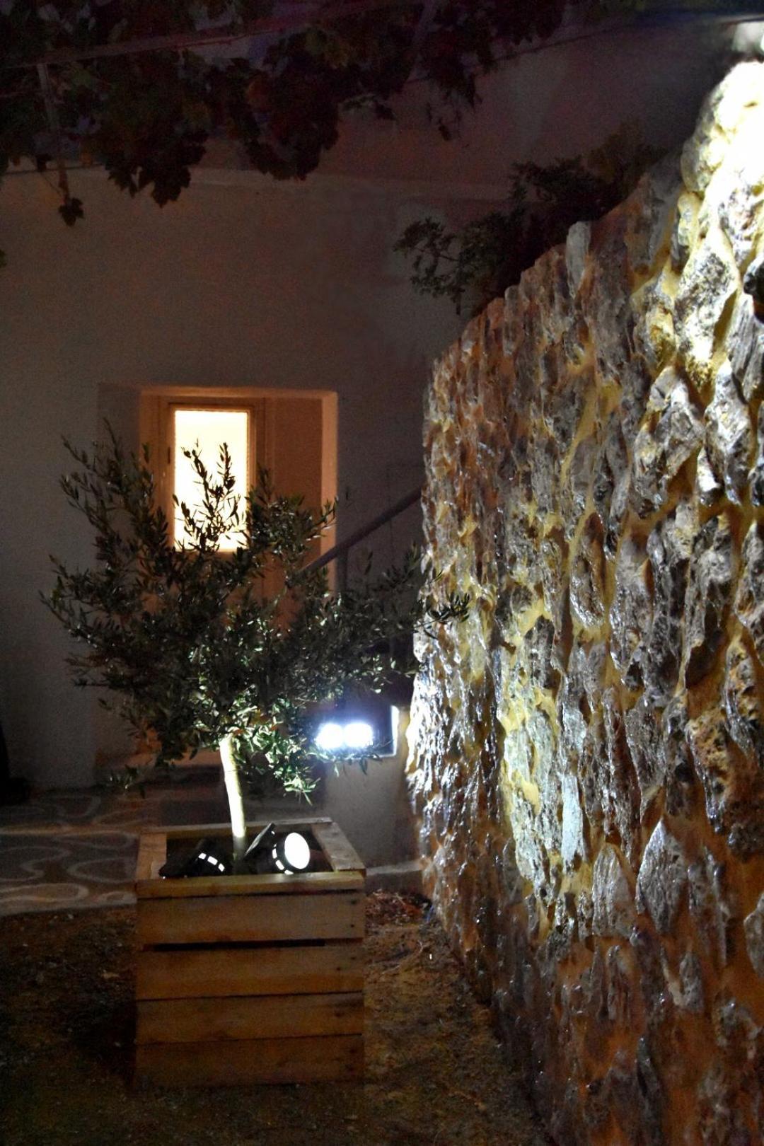 Rustic Private Cottage W/ King Bed In Galanado Naxos Rum bild